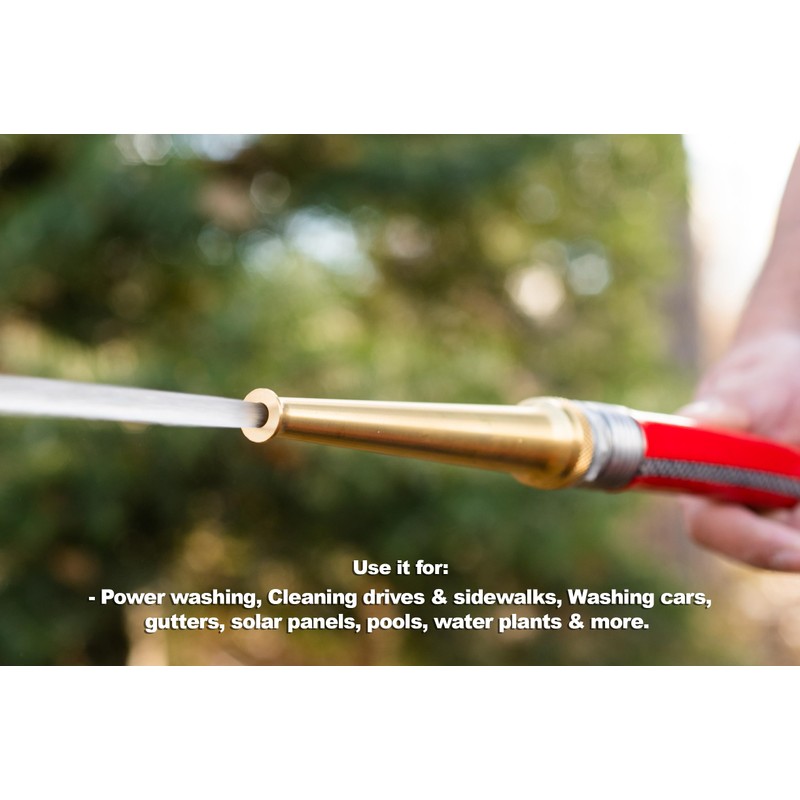 5-Pack 6" Garden Water Hose Nozzle for Yard - Heavy