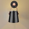 Modern Wooden Iron Bedroom Wall Mount Lamp Porch Corridor Study