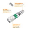 sourcing map 2pcs Torx Screwdriver Bit T25H 1/4" Hex Shank