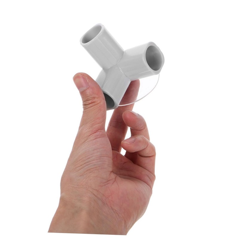 Kisangel 8pcs Elbow Fitting 3 Way: 3-Way Pipe Connectors -