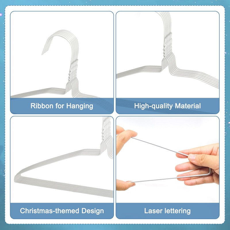 120 Pcs 16" Wire Hangers Bulk Metal Wire Hangers for