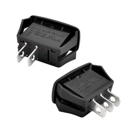 S97016970 Range Hood Rocker Switch Kit Compatible with Broan 46M Series Vent Hoods Fan Motor and Light Switch Replace 02104-00 02105-00 1256884 561093