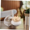 Gatuida Cartoon Lotus Cotton Swab Case Toothpick Holder Dispenser Swab