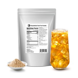 J WAY Passionfruit Iced Green Tea 2.2 Lb (1 Count), Powdered Instant Green Tea Drink Mix Packets, Makes Blended Frappe, Smoothie Drinks