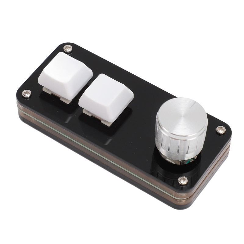 Macro Programming Keyboard Professional 2 Keys 1 Knob Blue Switch