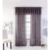 Stylemaster Renaissance Home Fashion Reese Embroidered Sheer Rod Pocket Panel,