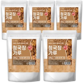 Cheonggukjang Powder Domestic 500g 5 Cheonggukjang Powder Domestic Soybeans 100% / 청국장 가루 국산 500g 5개 청국장 분말 국산 콩 100%