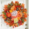 Fall Wreaths for Front Door 24" Autumn Harvest Wreath with