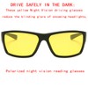 mincl Full lens Polarized Reading Sunglasses for Men Driving Running