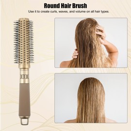 VOCOSTE Round Hair Brush, Unwinding, Wet Hair Brush, Curling, Blow Drying, Styling for All Hair Types