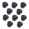 Black On/Off Round 20mm Rocker Switch SPST 2 Terminals Automotive