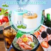 Mumufy Cylinder Silicone Decompress Ice Cube Molds Trays Lattice, Holds