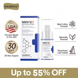 (Exclusive discounts on TikTok Shop) KAUBHCU MEN'S MULTI-FUNCTIONAL CARE SPRAY 60ML:_30ML