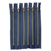 AMORNPHAN 6 pcs 6 Inch Metal Zippers Closed End #5