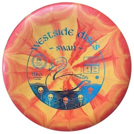 Swan II by Westside Discs | BT Medium Burst Plastic | Disc Golf Putt and Approach Disc (Colors Vary)