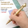 Origin-Joy 1 Pack Bolt Action Pen Set, Six Edge Solid