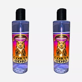 2PACK- CORTA ODIO Agua Espiritual Para Limpias Proteccion de Enemigos 8 oz