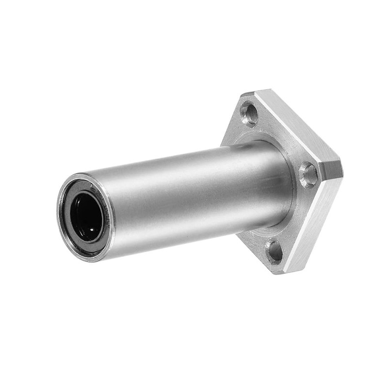 sourcing map LMK8UU Extra Long Square Flange Linear Ball Bearings,