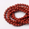 60-65pcs 6mm Natural Round Stone Beads Natural Coral Beads Strands