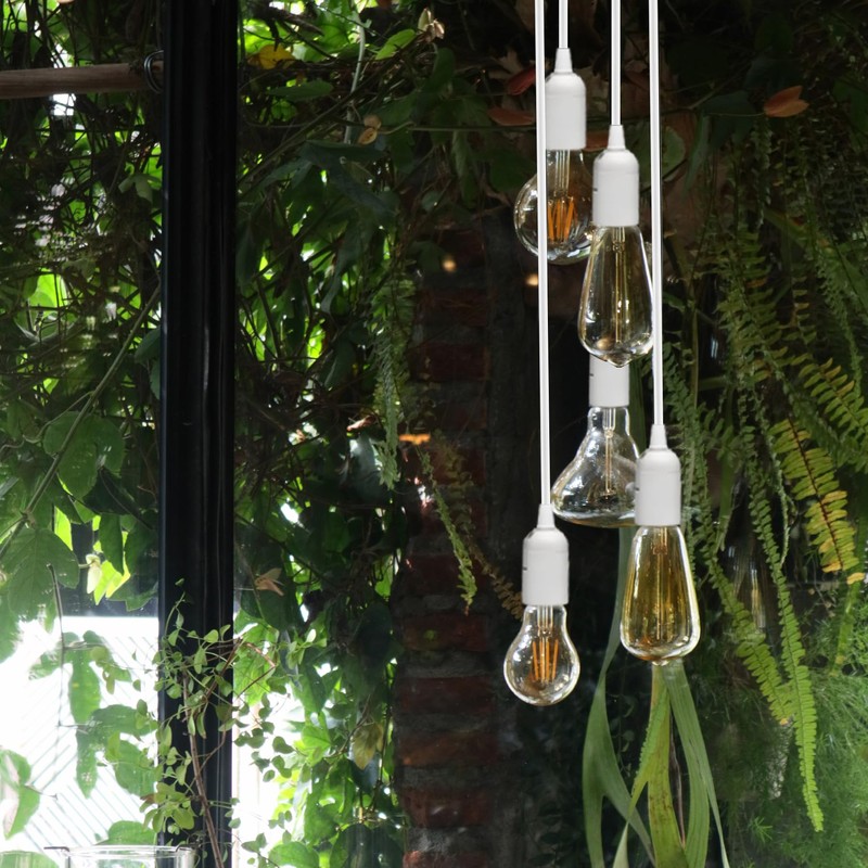 Jimosoon Light Bulb Socket with Cord - 10Ft Plug in