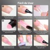 CHERIMOYA Formas de Uñas para Polygel,120 Pcs 12 Tamaños con