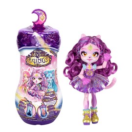 Magic Mixies Pixlings Magic Pixlings Dolls, 4 Different Dolls: 2 New and 2 New Fashion Dolls, 15 cm, Secret Toy with Potions, Famous (MG101000)
