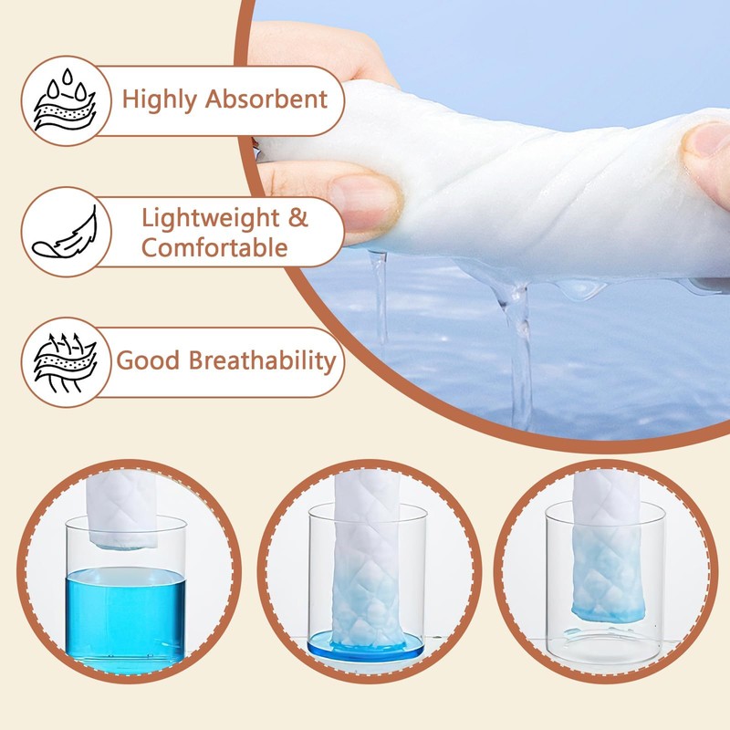 Hopton Bra Inserts Sweating, Pack of 10 Bra Inserts, Cotton