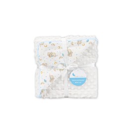 Baby Bubble Blanket Elephant Blue
