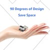 CERRXIAN 90 Degree USB Type E Adapter, Up Angle USB
