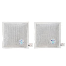 FUJIEI HD-002 Hida Charcoal Deodorizing Dehumidifier Sheet for Shoe Box, 2 Pieces | Dehumidifier, Deodorizer, Desiccant, For Shoe Boxes, Garment Case, Drawer, Charcoal, Reusable Moisture