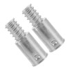 2pcs Replacement Re Adapter Pole Broom Kit Threaded Tip for