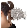 Herbeluemily Hair Claw Clip, Rhinestone Bijou Pony Holder, Hair Clip,