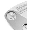 QWORK® Welding Gauge, Stainless Steel Fan-Shaped Welding Gauge, 0.1 mm