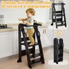 FUNLIO Foldable Kitchen Step Stool for Kids 2-6 Years, Montessori