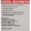 Cen-Tech 7 Function Digital Voltmeter Battery Tester Ohmmeter Ammeter Transistor