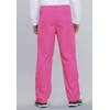 Cherokee Regular Originals Unisex Drawstring Cargo Scrubs Pant, Shocking Pink,