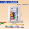 SKYGLORY 96 Colours Dual Brush Tip Acrylic Marker Set, Art