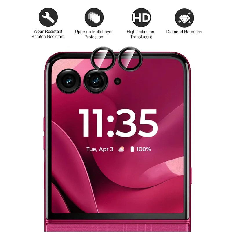 GIOPUEY [Complete Protection Camera Protection Compatible with Motorola Razr 60