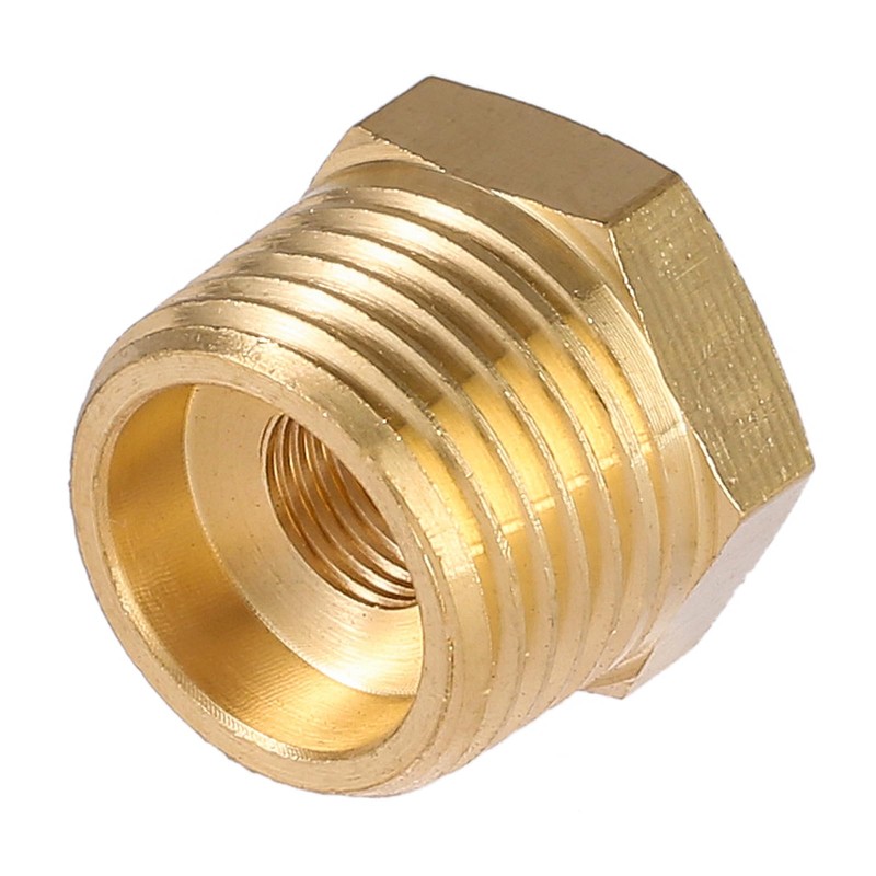 BILAL 1/2" Male x 1/8" Female NPT Reducer Hex Bushing,