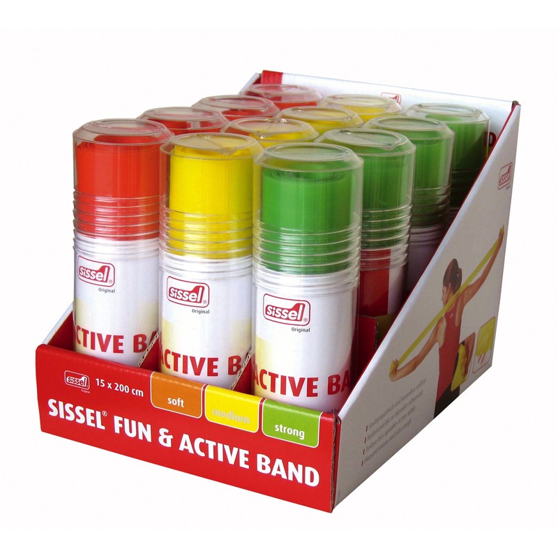 SISSEL Physiotherpie Band Fun & Active, orange 2m x 15cm