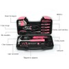 39 Pcs All Purpose Basic Household Pink Tool Kit for