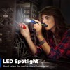 WORKPRO Rechargeable Flashlight, LED Pen Light with 365 nm UV