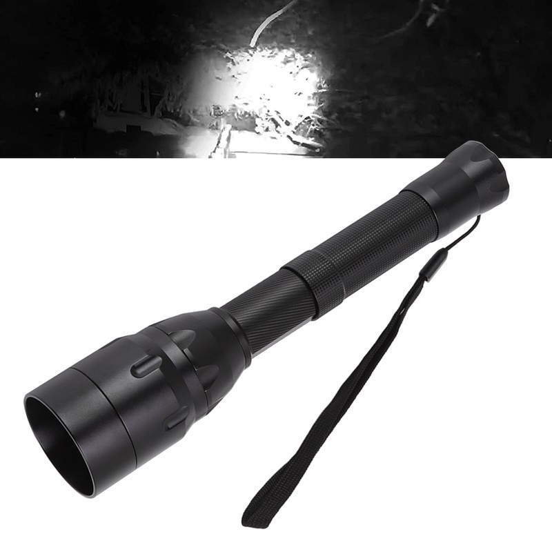 IPX5 Zoomable Infrared Flashlight Handheld 850nm IR Night Vision Flashlight