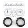 タミヤ 楽しい工作シリーズ No.145 ナロータイヤセット 58mm径 (70145)