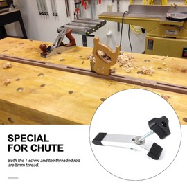 Aswalling 8Mm Metal Quick Acting Hold Down Clamp Set For T-Slot T-Track Diy Woodworking S18