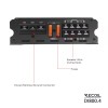 Recoil DI800.4 Full-Range Class-D 4-Channel Car Audio Amplifier, 1,500 Watts