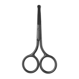 Nose Hair Scissors Nose Hair Scissors Nose Hair Scissors for Men Easy to Hold, Round Tip, Hard to Damage Skin, Safety Scissors, Black