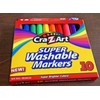 CRA-Z-ART Super Washable Broadline Markers 10 Bright Classic Colors ART