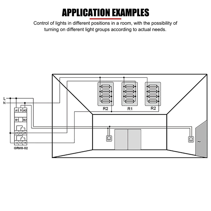 EVTSCAN 12V to 240V AC/DC Electronic Impulse Relay, 2 x