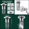 2x Bathroom Sink Stopper Hair Catcher Bathroom Pop Up Sink